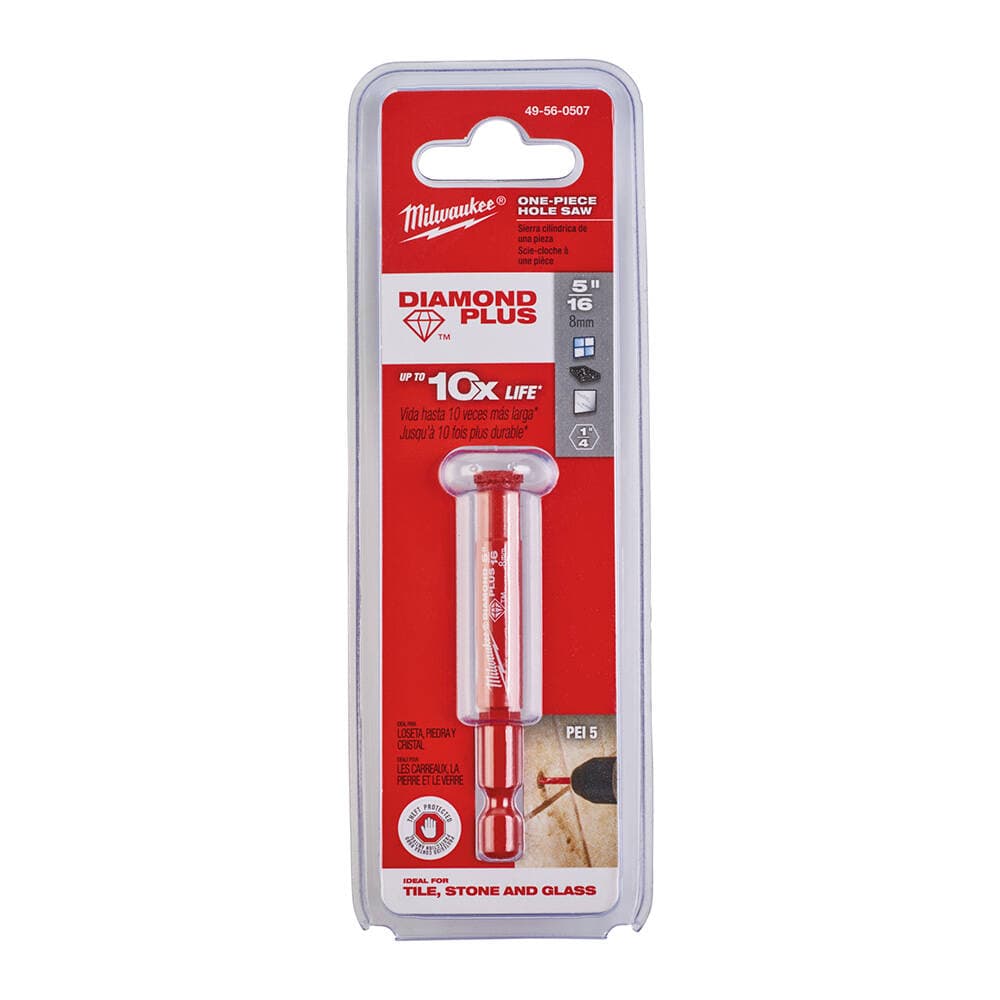 Milwaukee 8 mm 1/4" Elmas Bits Uç — görsel 1