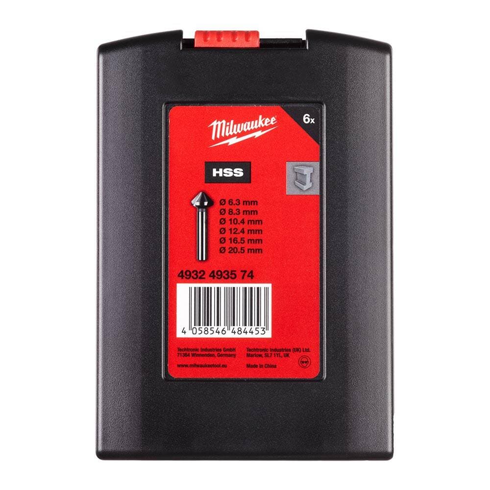 Milwaukee 6 Parça HSS Havşa Açma Seti