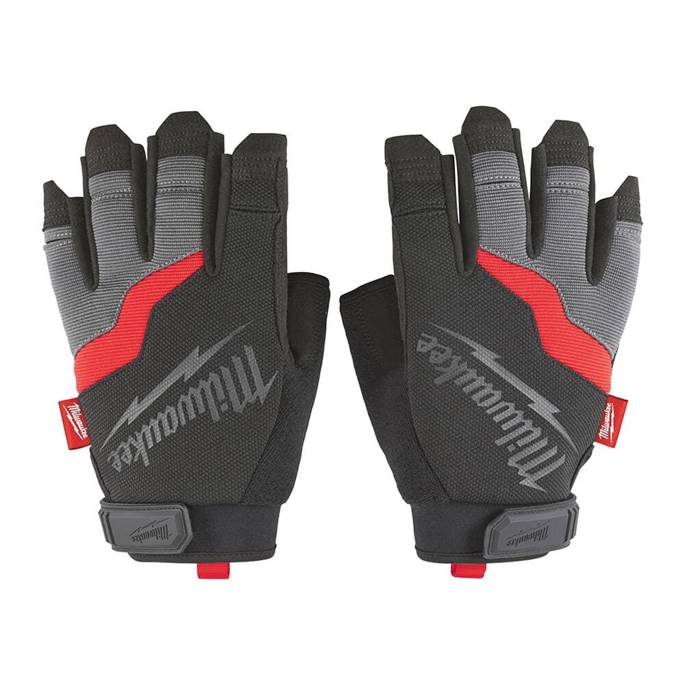Milwaukee Fingerless Work Gloves XL Size — image 1