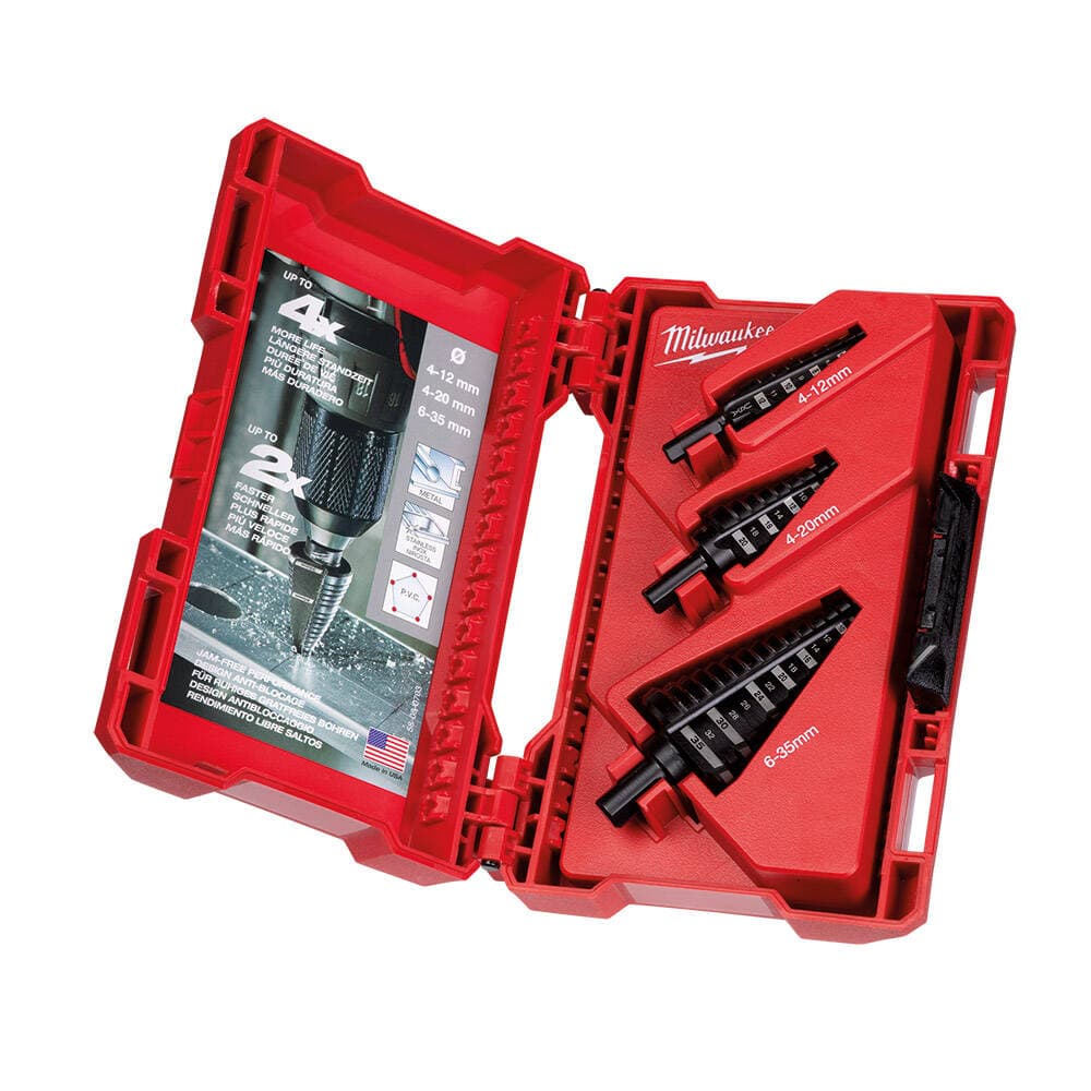 Milwaukee 3 Parça Kademeli Matkap Ucu Seti (48899399) — görsel 1