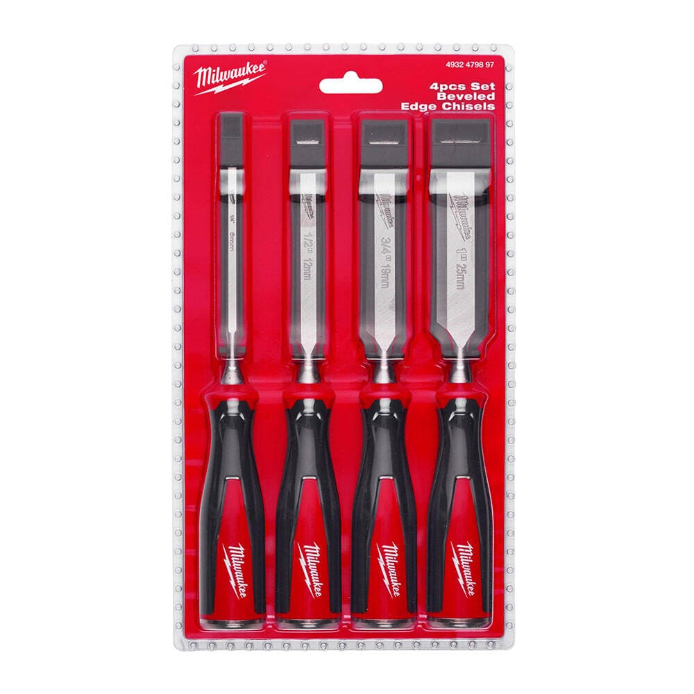 Milwaukee 4 Parça Iskarpela Seti 6-12-19-25 mm — görsel 2