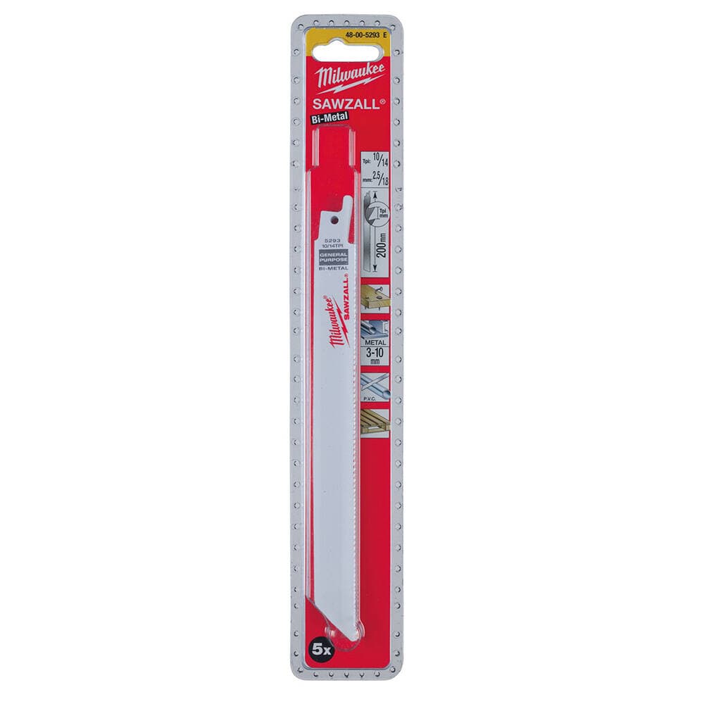 Milwaukee 200 mm Kılıç Testere Bi-Metal Ahşap — görsel 2