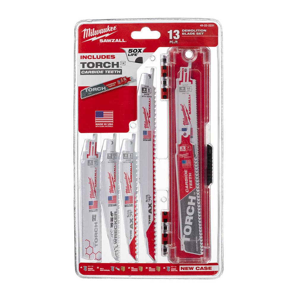 Milwaukee 13 Parça Kılıç Testere Seti — görsel 1