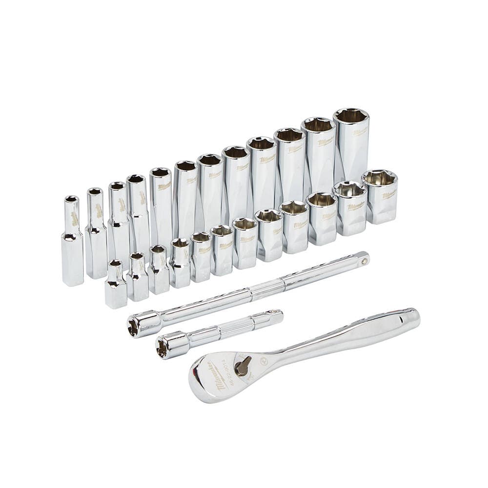 Milwaukee 1/4" 28 Parça Lokma Takımı — görsel 1