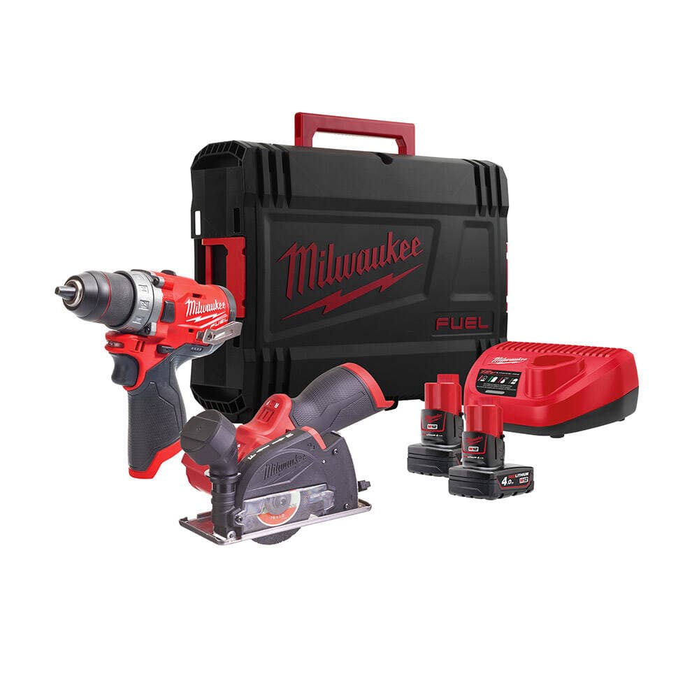 Milwaukee M12 FPP2F-402X-M12FPD-FCOT Set