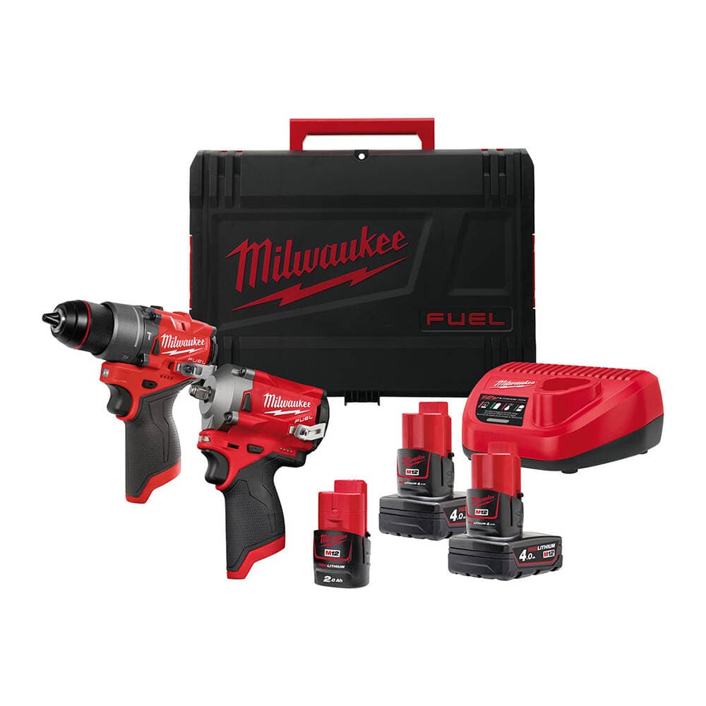 Milwaukee M12 FPP2H2-423X (M12FPD2 ve M12 FIWF12) 12V Akülü Set — görsel 1