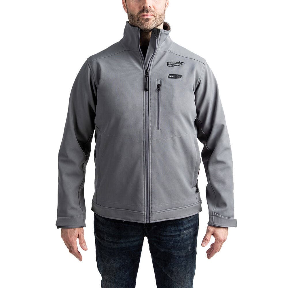 Milwaukee M12 HJ GREY5-0 (L) Gri Renk Isıtmalı Mont — görsel 1