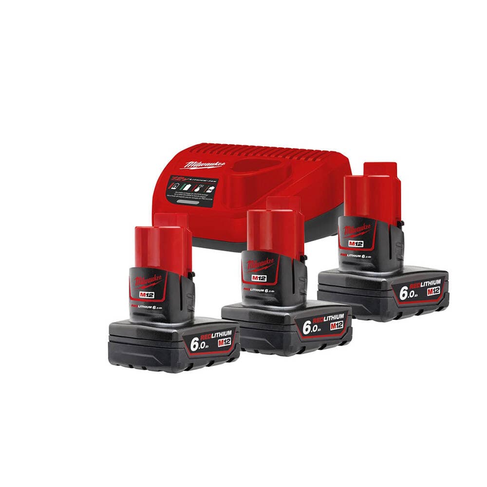 Milwaukee M12 NRG-603 Akü + Şarj Cihazı Paket — görsel 1