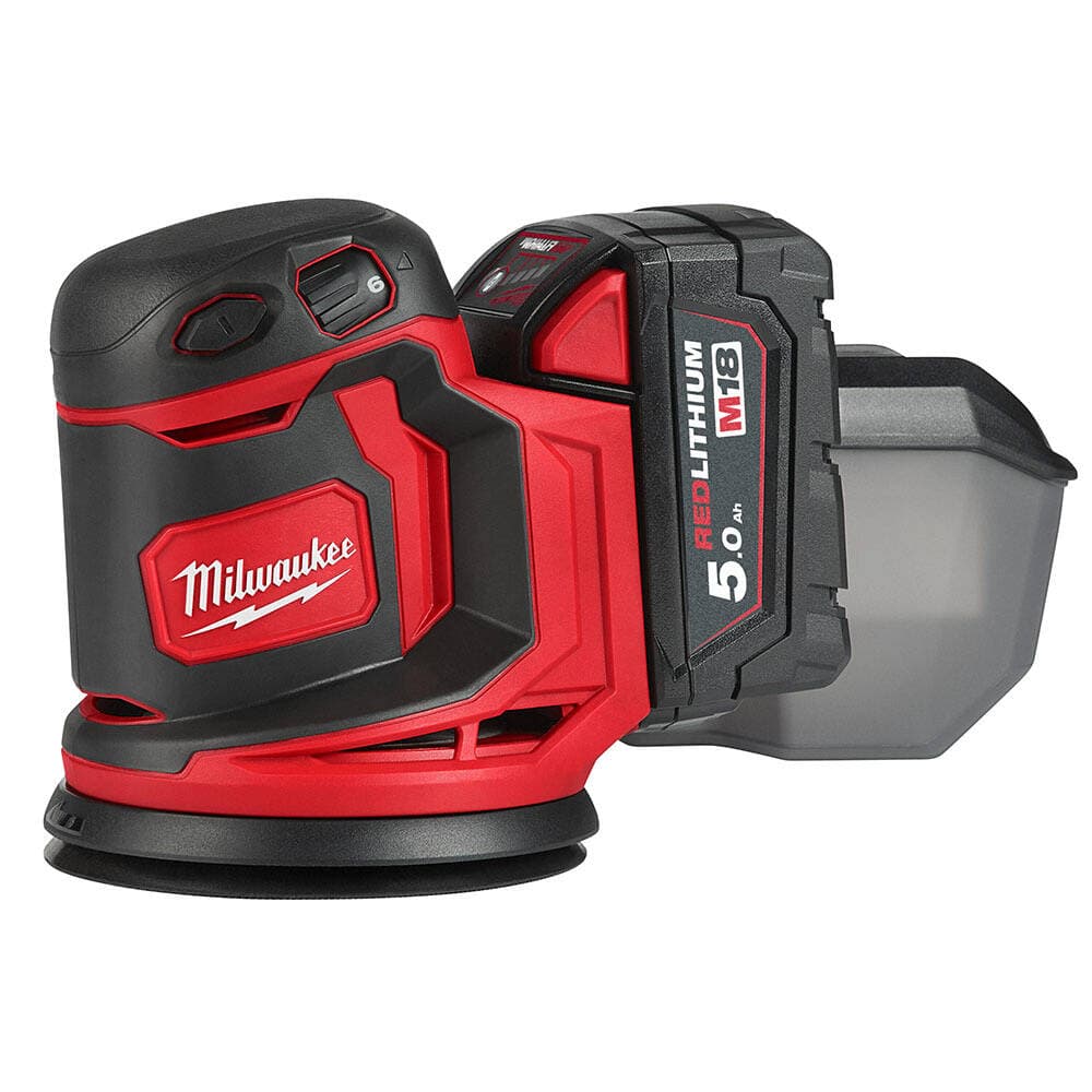 Milwaukee M18 BOS125-502B Akülü 125 mm Eksantrik Zımpara — görsel 2