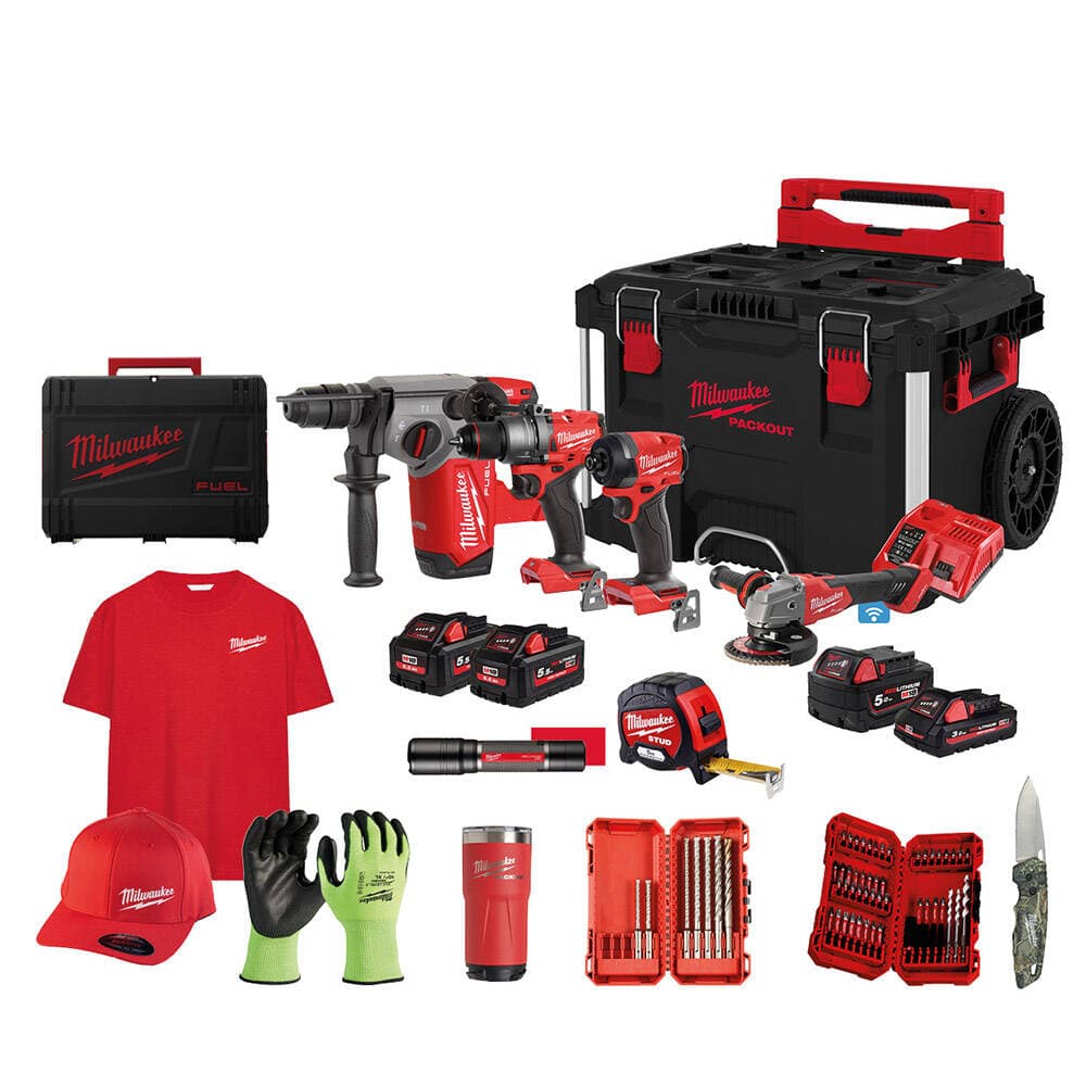 Milwaukee M18 FPP5AEC-533P Akülü Set — görsel 1