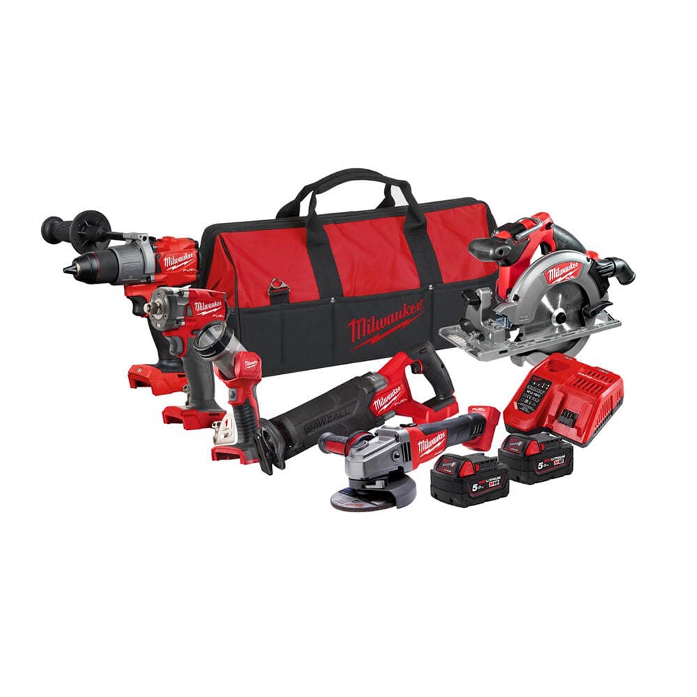Milwaukee M18 FPP6H2-502BEU 6'lı Set — görsel 1