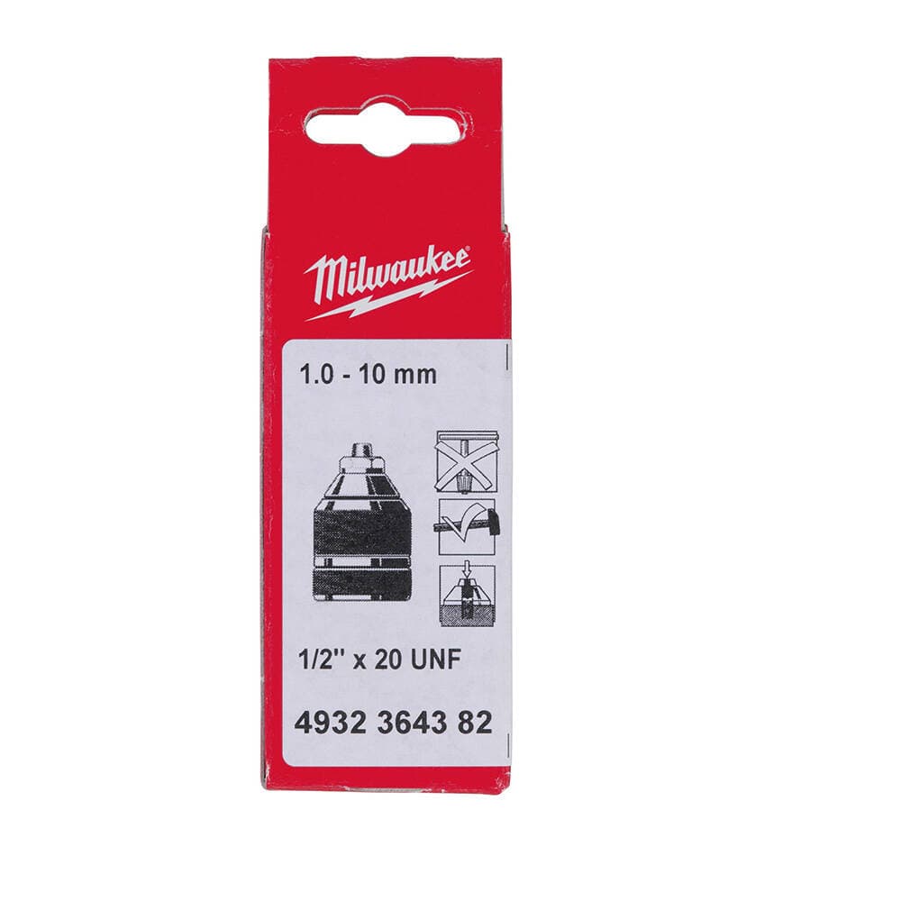Milwaukee 1.0-10 mm 1/2 Metal Supra Mandren — görsel 1