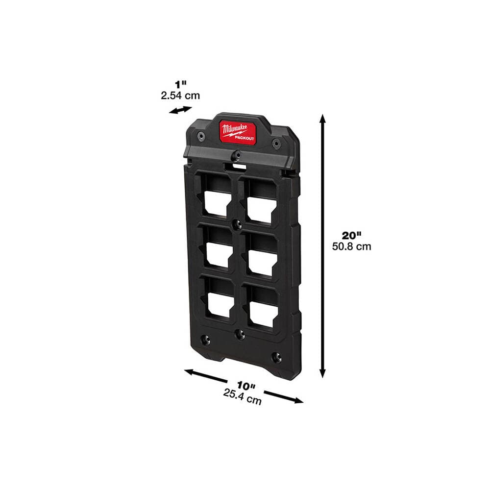 Milwaukee Packout™ Kompakt Duvar Plakası — görsel 2