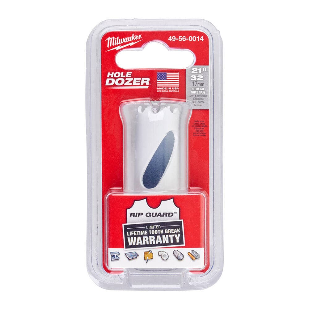 Milwaukee 17 mm%8 Kobaltlı Bi-Metal Endüstriyel Seri Panç — görsel 1