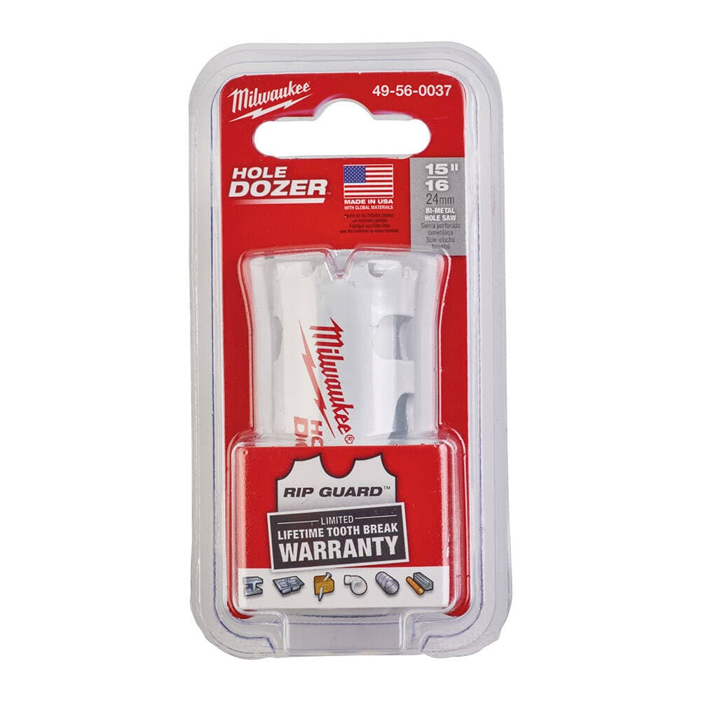Milwaukee 24 mm%8 Kobaltlı Bi-Metal Endüstriyel Seri Panç — görsel 1