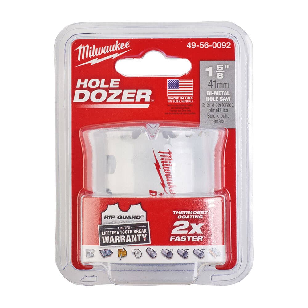Milwaukee 41 mm%8 Kobaltlı Bi-Metal Endüstriyel Seri Panç — görsel 1