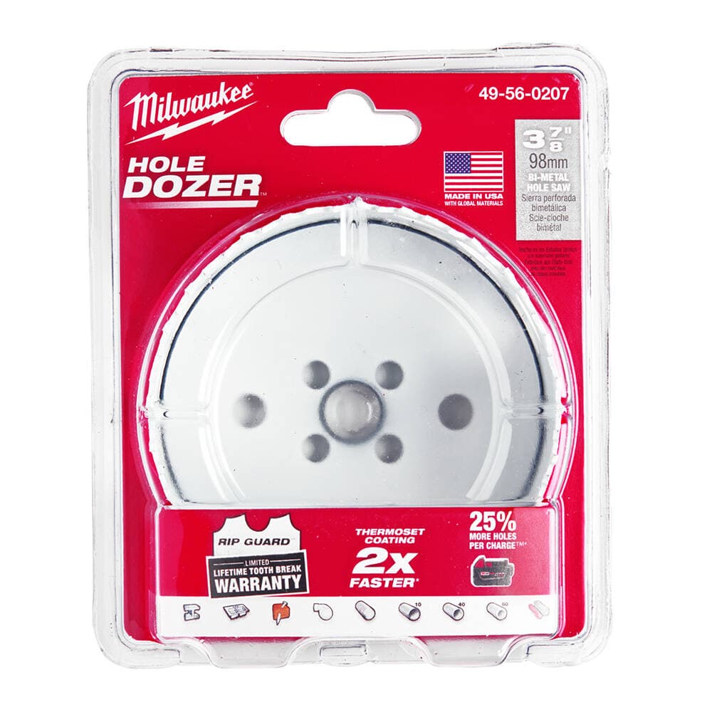 Milwaukee 98 mm%8 Kobaltlı Bi-Metal Endüstriyel Seri Panç — görsel 1