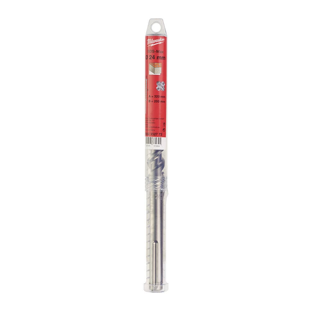 Milwaukee 24x320 mm SDS-Max Elmas Uçlu Matkap Ucu — görsel 1