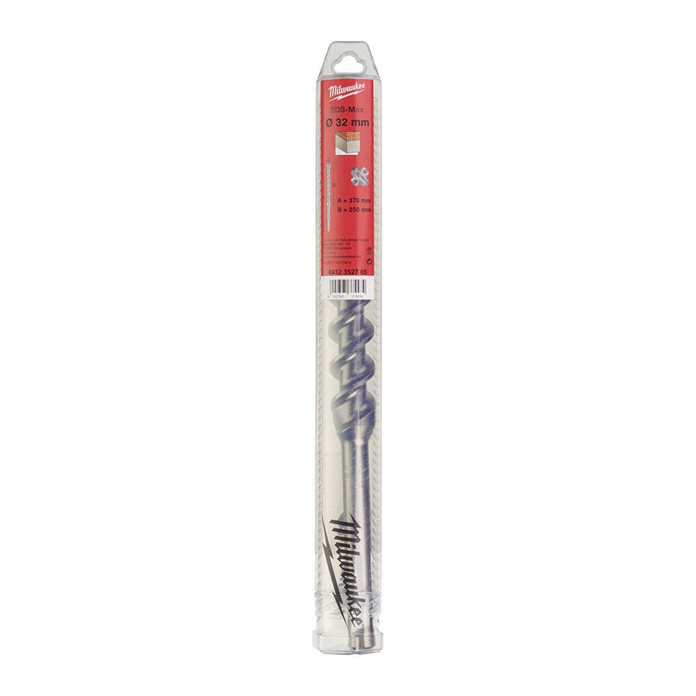 Milwaukee 32x370 mm SDS-Max Elmas Uçlu Matkap Ucu — görsel 1