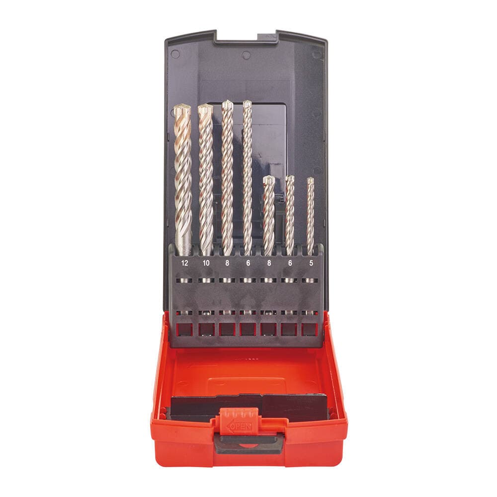 Milwaukee 7 Piece SDS-Plus 4 Diamond-Tipped Uç Set — image 2