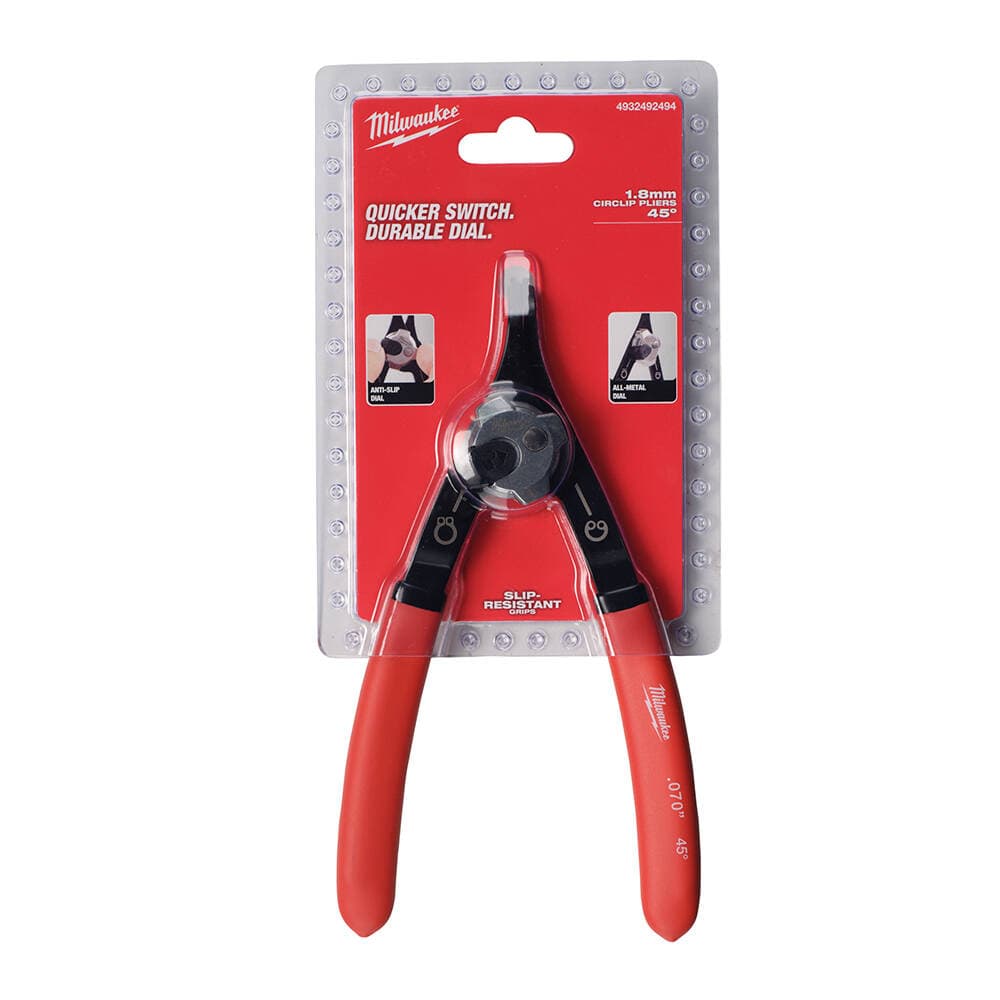 Milwaukee 45 Derece Açılı 1,8mm Segman Pensesi Büyük Boy — görsel 1