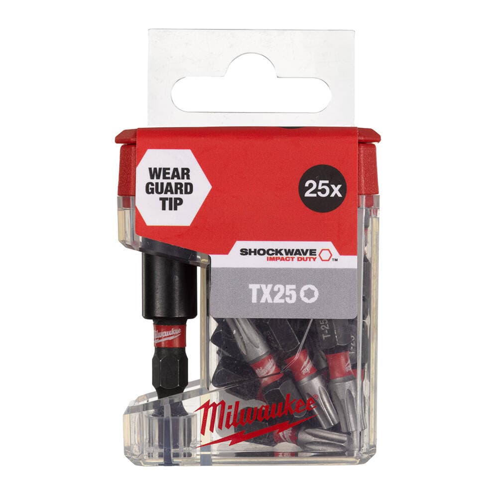Milwaukee TX25 25mm Bits Uç - 25'li
