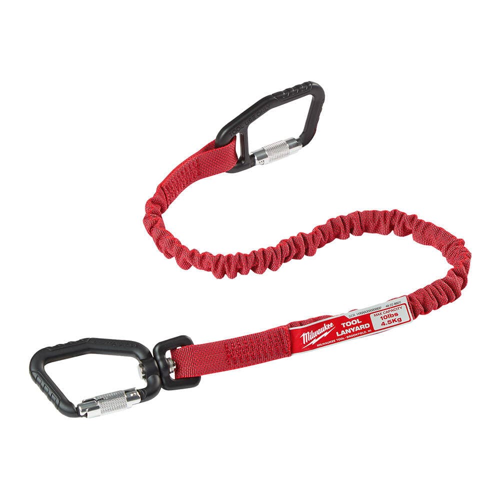 Milwaukee 4.5 kg Çift Karabina Şok Emici Lanyard — görsel 1