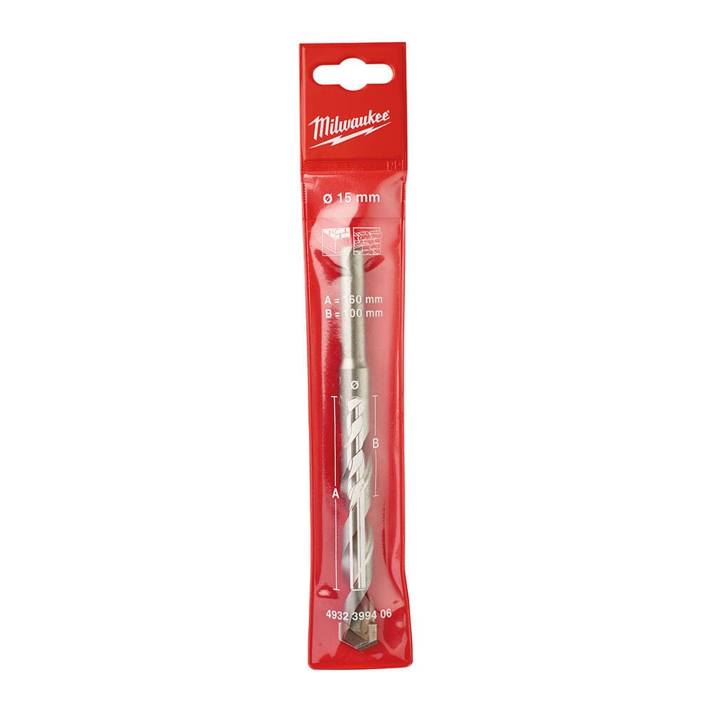 Milwaukee 15.0x160 mm Taş. Granit Matkap Ucu — görsel 1