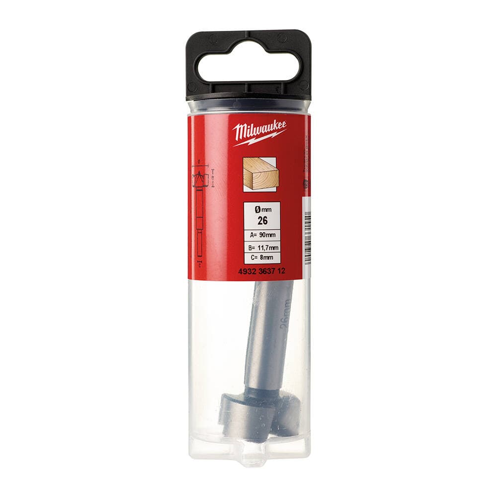 Milwaukee 26x90 mm Taş Menteşe Ucu — görsel 1