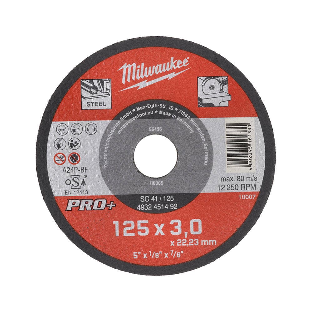 Milwaukee Metal Cutting Disc 125x22x3 mm — image 1
