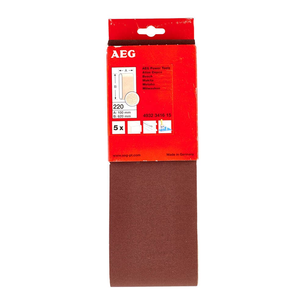 Milwaukee 240 Kum 100x620 mm Tank Zımpara Tabanı -5'li — görsel 1