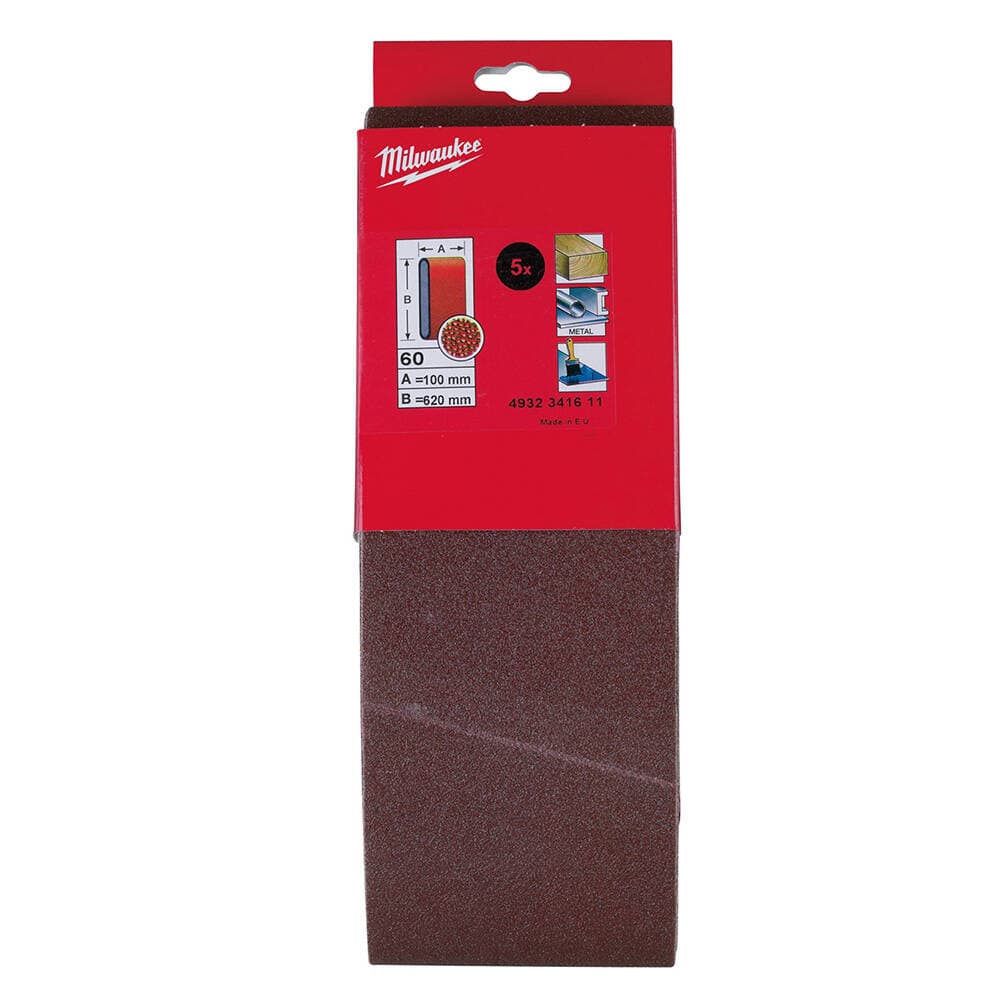 Milwaukee 60 Kum 100x620 mm Tank Zımpara Tabanı -5'li — görsel 1