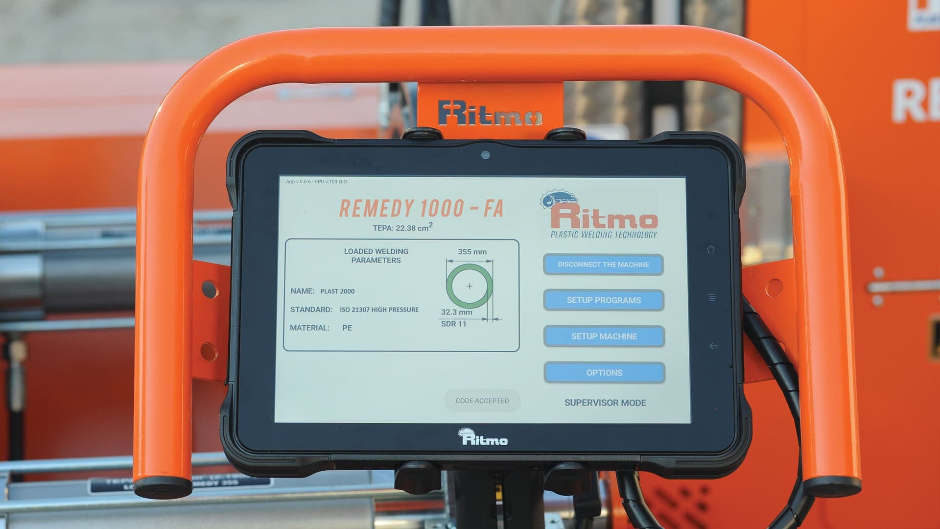 Ritmo Remedy 1000 FA Tracked Butt Fusion Machine Ø 355-1000 mm — image 10