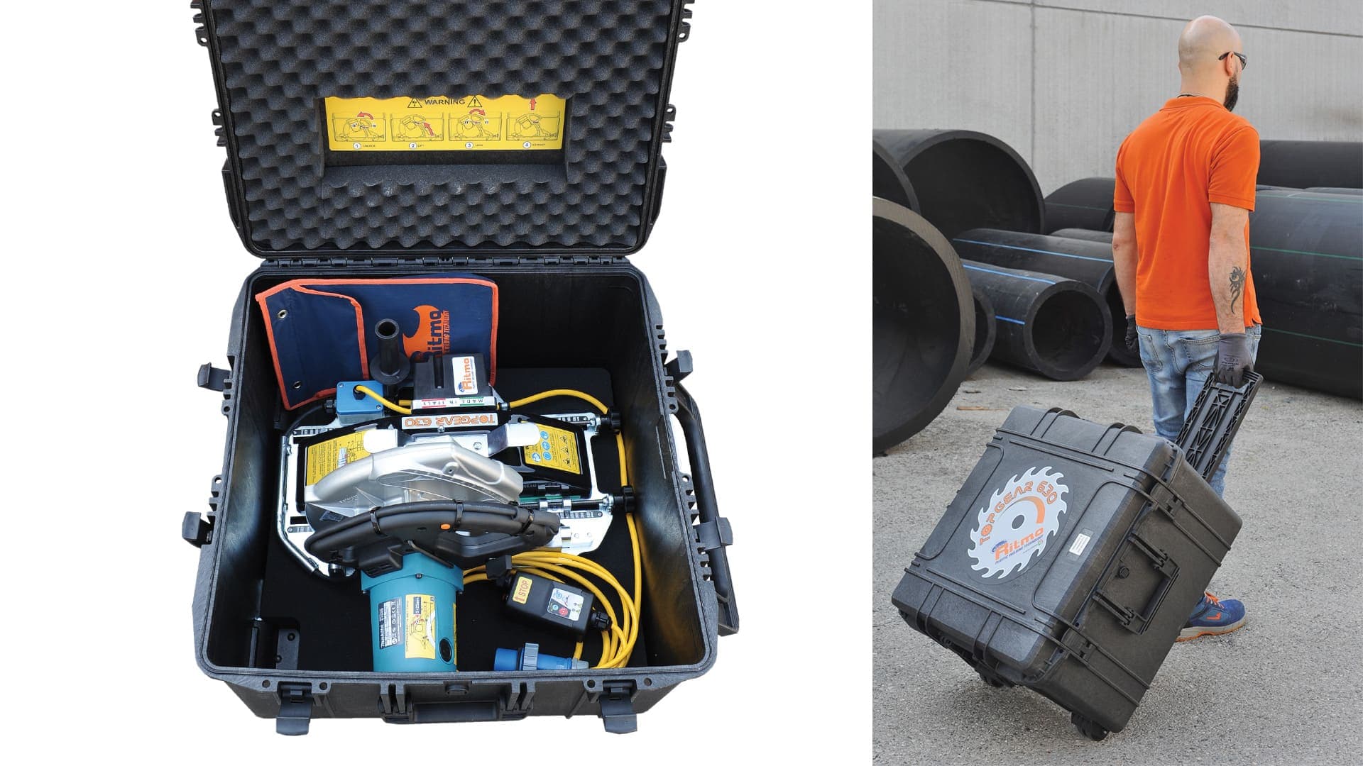 Ritmo Topgear 630 Portable Orbital Pipe Saw Ø 250-630 mm — image 3