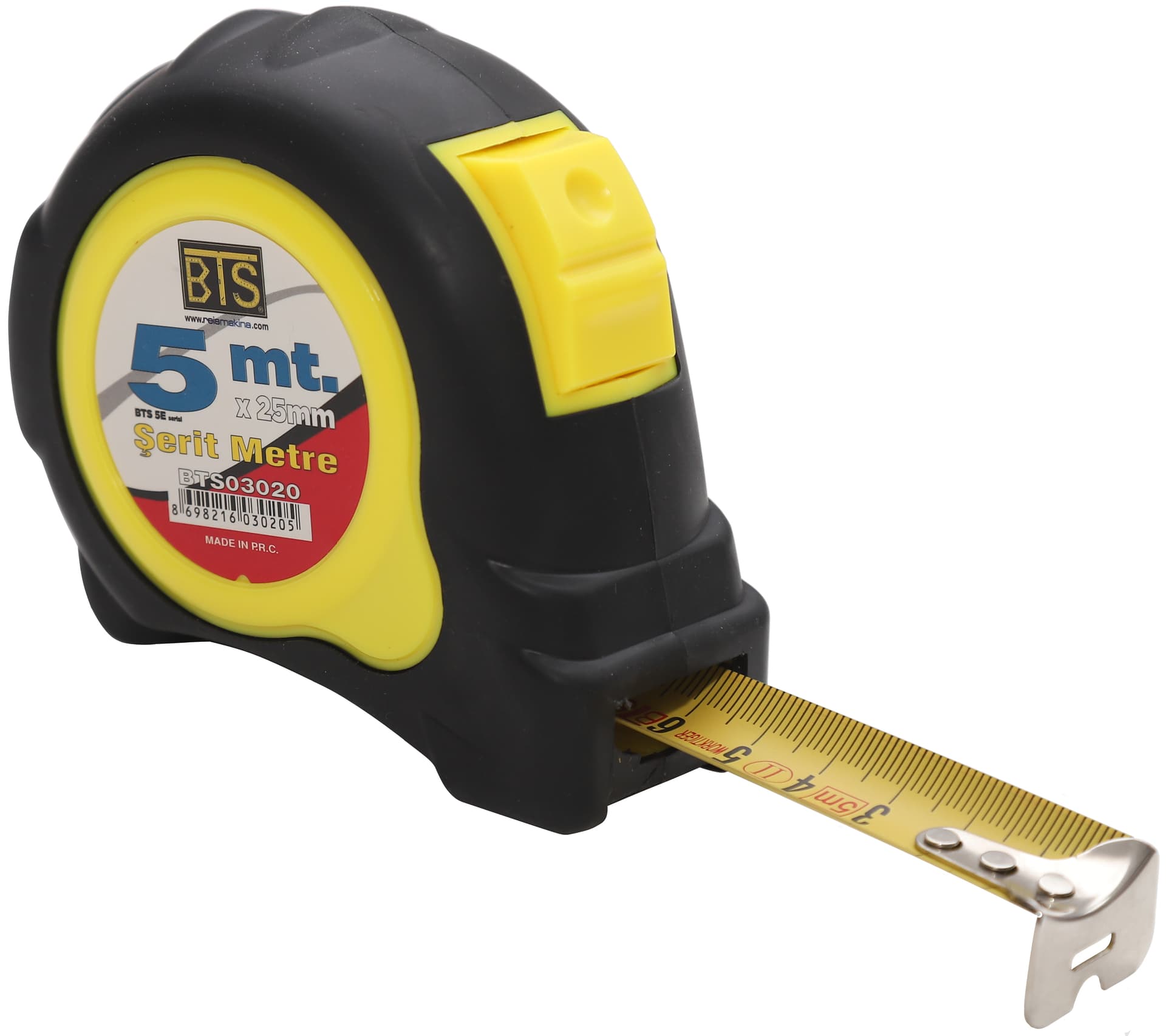 Bts 5E Serisi Şerit Metre 3 mt x 16 mm
