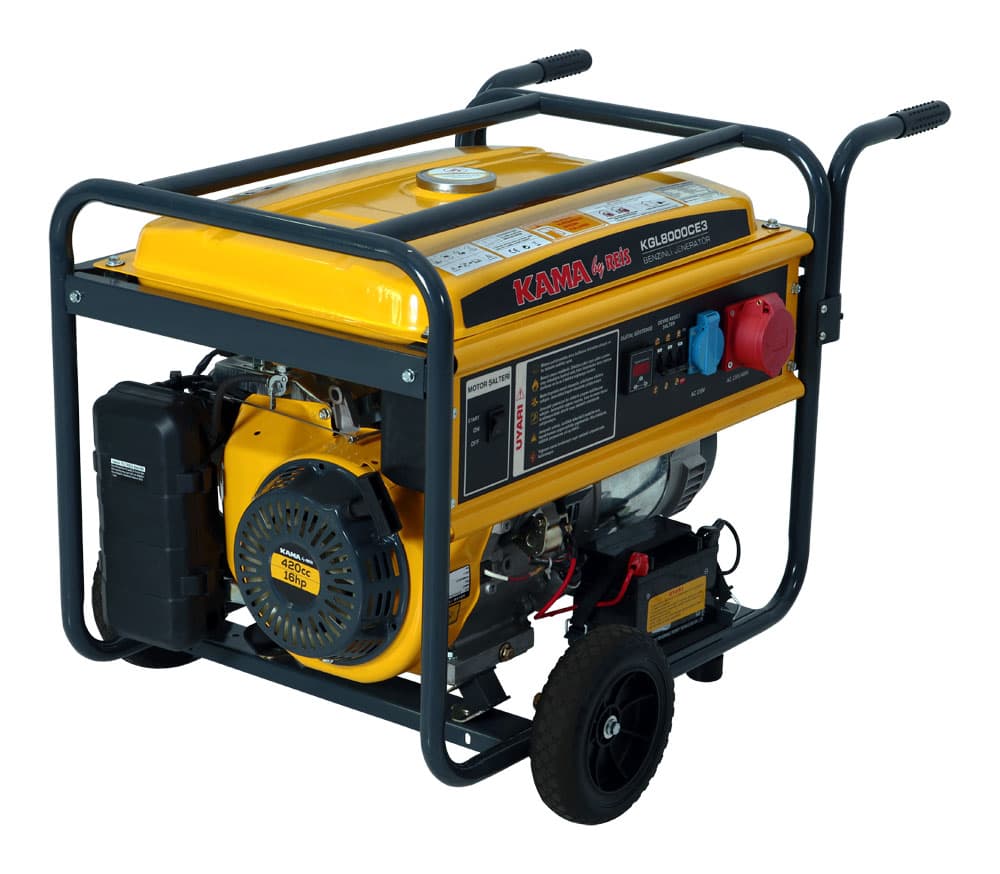 Benzinli Jeneratör 6.5 kW/8.1 kVA