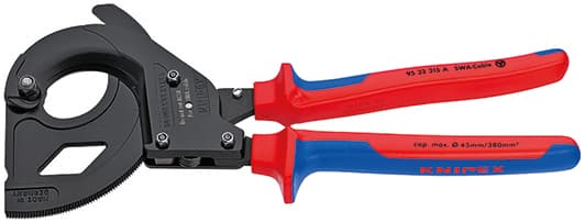 Knipex 9532315A CIRCIR MEKANİZMALI KABLO MAKASI 315 mm — görsel 1