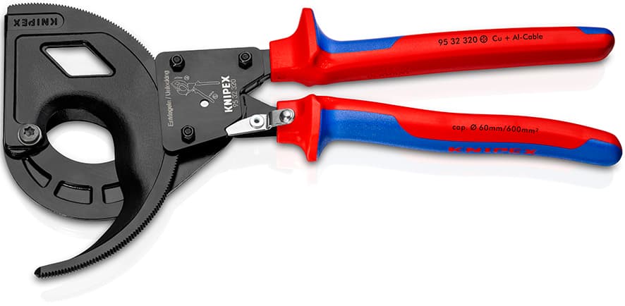 Knipex 9532320 Cırcır Mekanizmalı Kablo Makası 320 mm