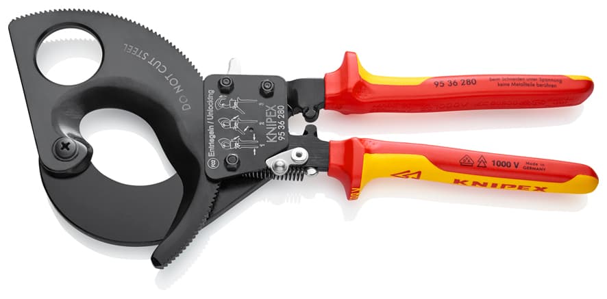Knipex 9536280 CIRCIR MEKANİZMALI KABLO MAKASI 280 mm — image 1