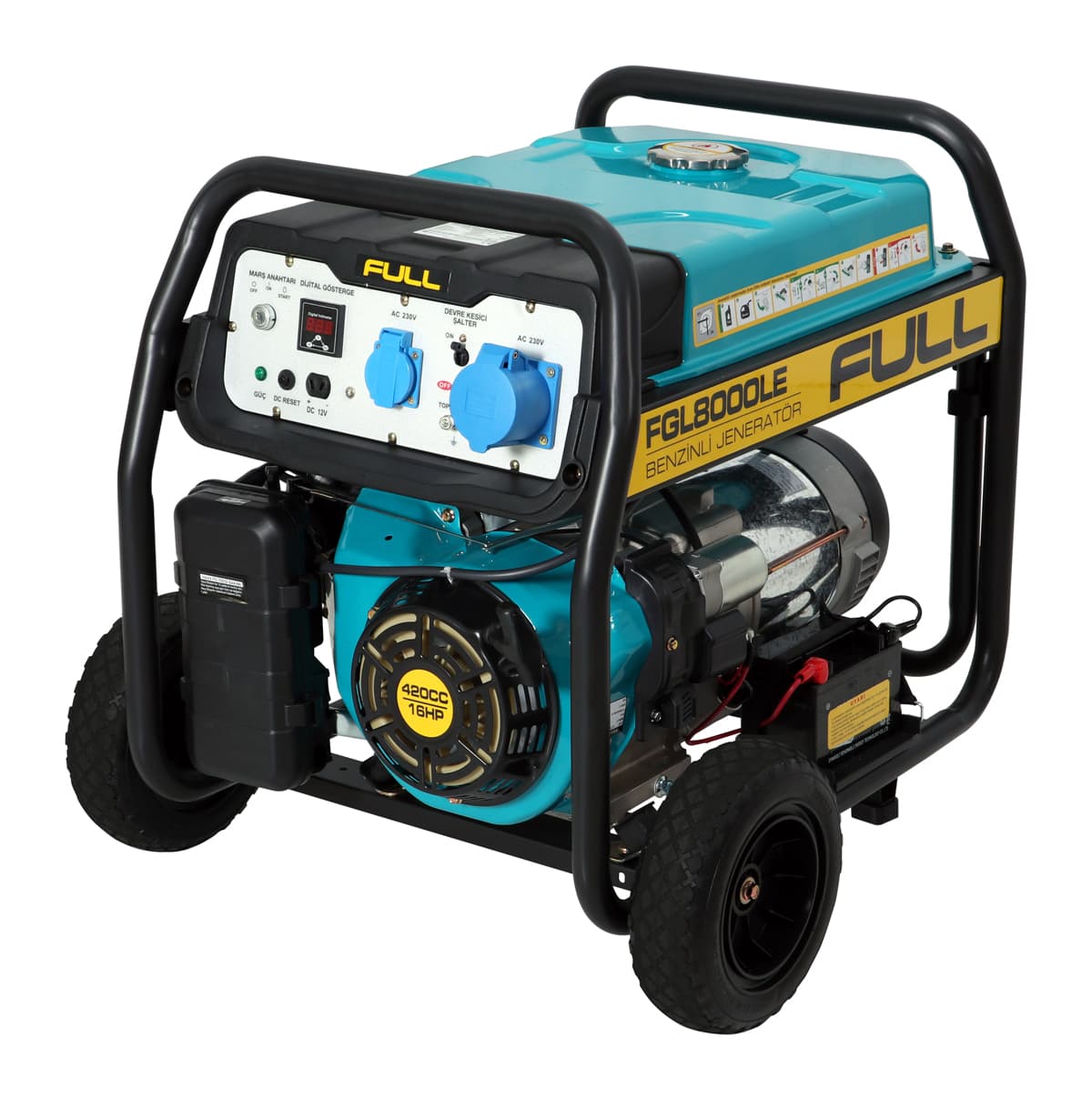 Full Jeneratör FGL 8000LE Petrol Generator 8.1 kVA