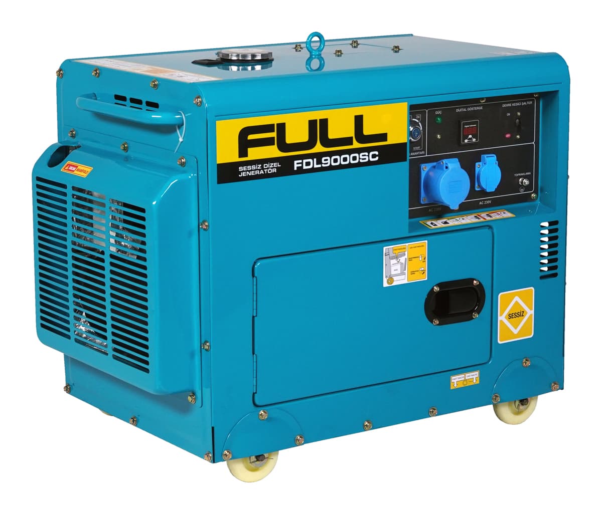 Full Jeneratör FDL 9000SC Portable Diesel Generator 8.5 kVA