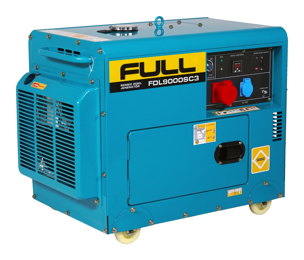 Full Jeneratör FDL 9000SC3 Portable Diesel Generator 8.5 kVA