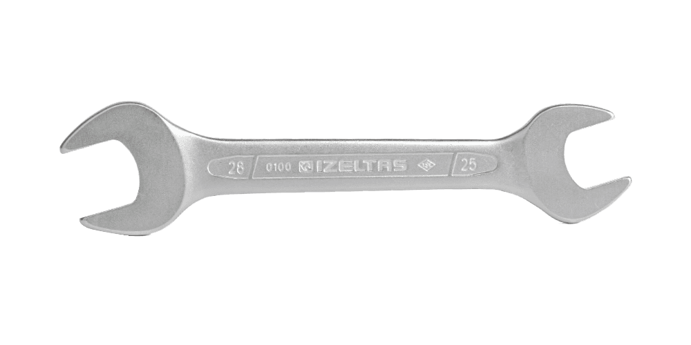 İzeltaş Double Ended Open Jaw Wrench Short Pattern 10×11 mm