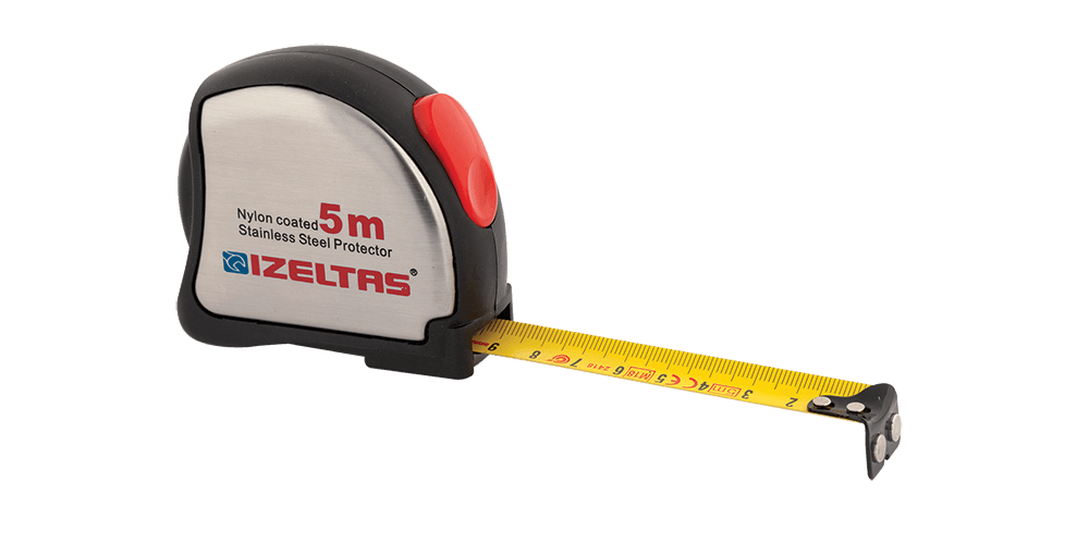 İzeltaş Chrom Steel Case, Measuring Tapes 3 m