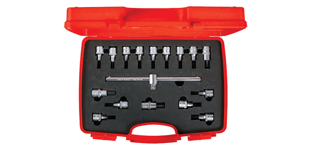 İzeltaş 1/2” Lokmalı Allen Uç ve Star (Torx)® Uç Takımı (17 Parça)