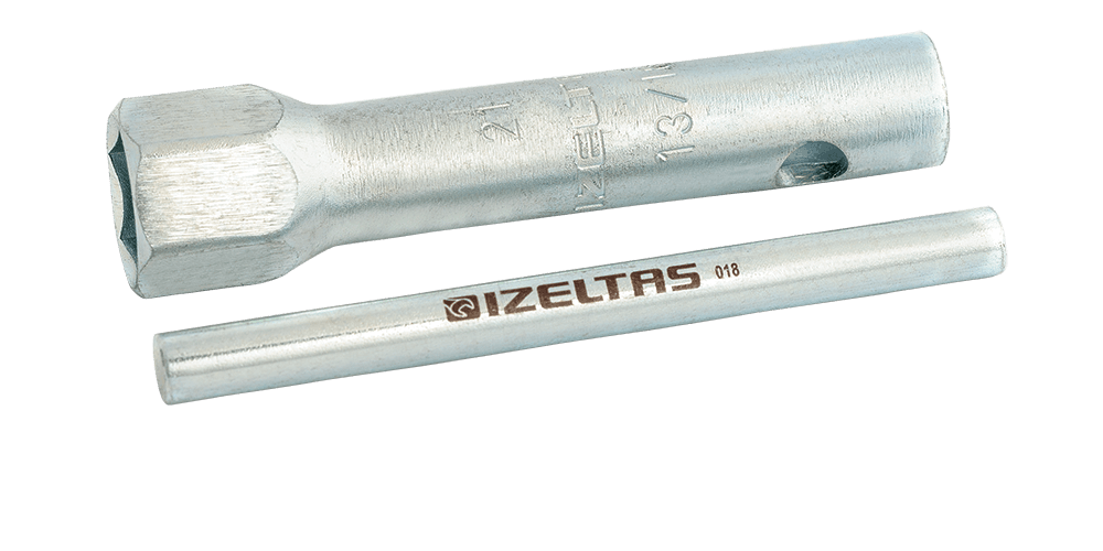 İzeltaş Double Ended Tubular Socket Wrench Set with Handle Bars