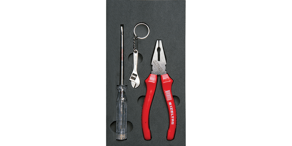 İzeltaş Opak Pliers Set,Voltage Tester (2 Pcs) 160 mm