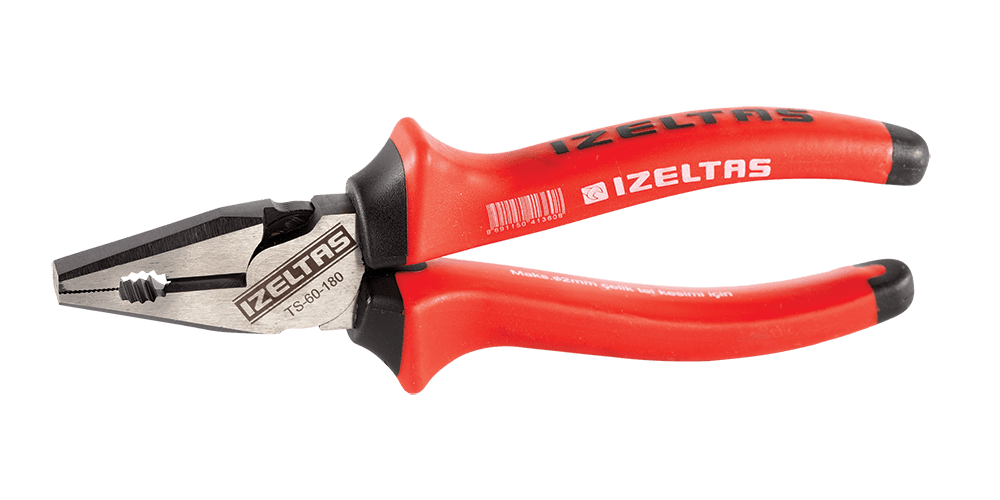 İzeltaş Combination Pliers Heavy Duty (For Piano Wire) 180 mm