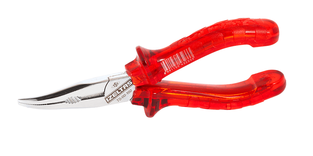 İzeltaş Nose Pliers, Bent (Kraft) 160 mm