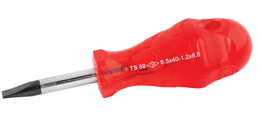 İzeltaş Screwdriver, Kraft, Stubby, Slotted 5,5×25 mm
